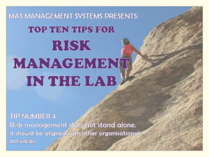 Risk management in the lab