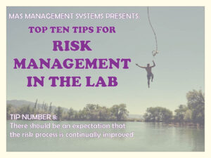 Risk management in the lab