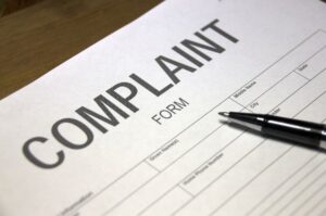 A complaint form is one way of getting the information you need