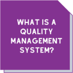 quality management systems aren't just for NATA accreditation, they support your system including maintaining confidentiality