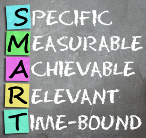 Objectives need to meet the SMART criteria