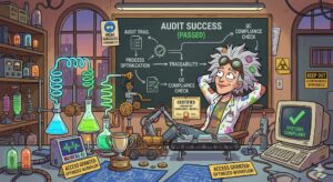 Female scientist enjoying having completed a success ISO 17025 audit